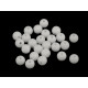Matte acrylic beads ø8 mm - Anthracite (250 Pieces)