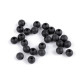 Matte acrylic beads ø8 mm - Anthracite (250 Pieces)