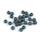 Matte acrylic beads ø8 mm - Anthracite (250 Pieces)