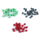 Matte acrylic beads ø8 mm - Anthracite (250 Pieces)