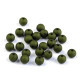 Matte acrylic beads ø8 mm - Anthracite (250 Pieces)