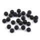 Matte acrylic beads ø8 mm - Anthracite (250 Pieces)