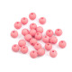 Matte acrylic beads ø8 mm - Anthracite (250 Pieces)