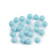 Matte acrylic beads ø8 mm - Anthracite (250 Pieces)