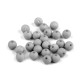 Matte acrylic beads ø8 mm - Anthracite (250 Pieces)