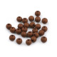 Matte acrylic beads ø8 mm - Anthracite (250 Pieces)
