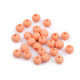 Matte acrylic beads ø8 mm - Anthracite (250 Pieces)