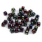 Koraliki modułowe plastikowe kostka z literkami 8x8 mm - Mix (100 Sztuki)