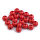 Cuentas de madera ø10 mm - Rojo claro (100 Gramos) Cuentas de madera ø10 mm - Rojo claro (100 Gramos)
