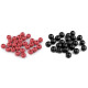Cuentas de madera ø10 mm - Rojo claro (100 Gramos) Cuentas de madera ø10 mm - Rojo claro (100 Gramos)