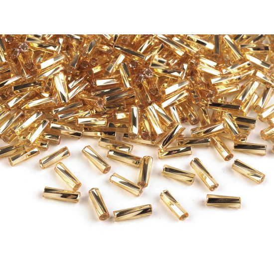 Rokail - koraliki szklane preciosa 6mm rurki - Srebrny (20 Gramy) Rokail - koraliki szklane preciosa 6mm rurki - Srebrny (20 Gramy)