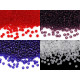 Rokail - koraliki szklane preciosa 10/0 - 2,3 mm z połyskiem - Czerwona truskawka (20 Gramy) Rokail - koraliki szklane preciosa 10/0 - 2,3 mm z połyskiem - Czerwona truskawka (20 Gramy)