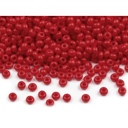 Seed beads preciosa 10/0 - 2.3 mm - Dark red (20 Grams)