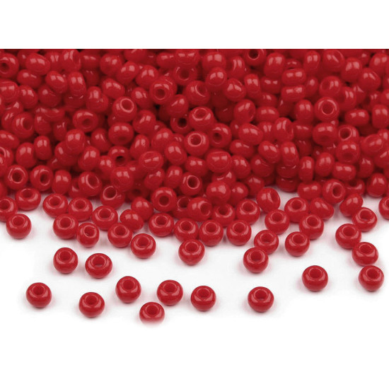 Seed beads preciosa 10/0 - 2.3 mm - Red (20 Grams) Seed beads preciosa 10/0 - 2.3 mm - Red (20 Grams)