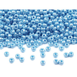 Seed beads preciosa 10/0 - 2.3 mm - Light blue (20 Grams)