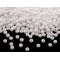 Rokajl preciosa  perleť 10/0 - 2,3 mm - Biela (20 Gramy)