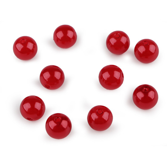 Plastikowe koraliki woskowane / perły glance ø10 mm - Miętowy (100 Gramy) Plastikowe koraliki woskowane / perły glance ø10 mm - Miętowy (100 Gramy)