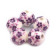 Perles à fleurs rondes en porcelaine, ø 12 mm - Jonquille jaune (10 Pièces) Perles à fleurs rondes en porcelaine, ø 12 mm - Jonquille jaune (10 Pièces)