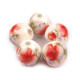 Perles à fleurs rondes en porcelaine, ø 12 mm - Jonquille jaune (10 Pièces) Perles à fleurs rondes en porcelaine, ø 12 mm - Jonquille jaune (10 Pièces)