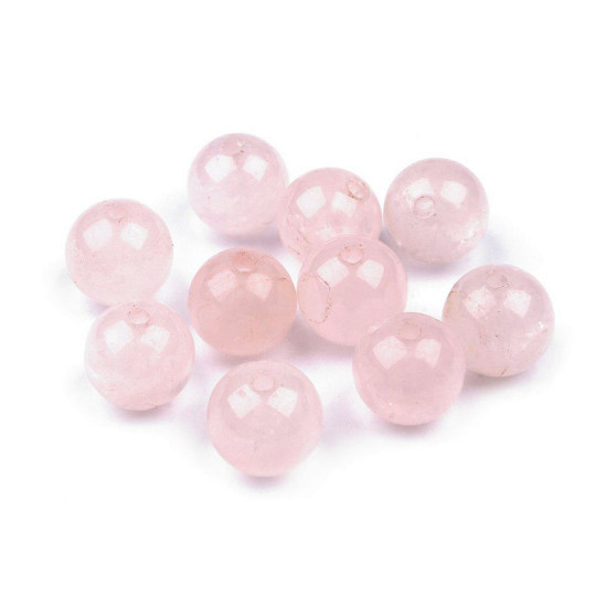Mărgele cuarț roz, ø8 mm - Roz quartz (94 Bucăți) Mărgele cuarț roz, ø8 mm - Roz quartz (94 Bucăți)