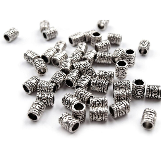 Capete șnur, ø4 mm - Platinum (10 Bucăți) Capete șnur, ø4 mm - Platinum (10 Bucăți)