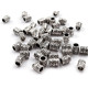 Capete șnur, ø4 mm - Platinum (10 Bucăți) Capete șnur, ø4 mm - Platinum (10 Bucăți)