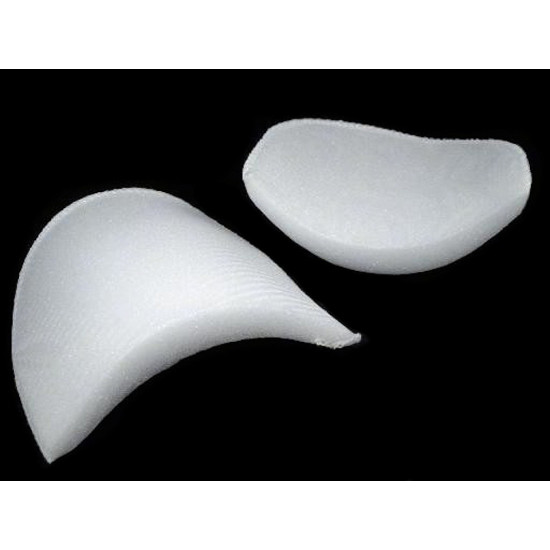 Shoulder pads thickness 16-18 mm embroidered edge - White (20 Pairs) Shoulder pads thickness 16-18 mm embroidered edge - White (20 Pairs)