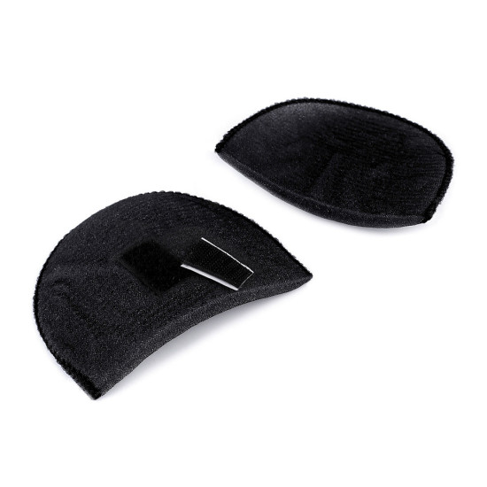 Shoulder pads with velcro thickness 10 mm embroidered edge - White (20 Pairs) Shoulder pads with velcro thickness 10 mm embroidered edge - White (20 Pairs)