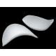 Shoulder pads thickness 10 mm embroidered edge - White (20 Pairs) Shoulder pads thickness 10 mm embroidered edge - White (20 Pairs)