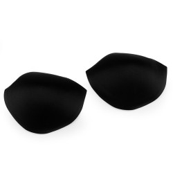 Bra pads for swimsuits / corsets size 36 - Black (1 Pair)