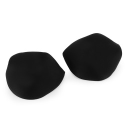 Bra pads for swimsuits / corsets size 38 - Black (1 Pair)