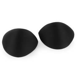 Bra pads for swimsuits / corsets size 40 - Black (1 Pair)