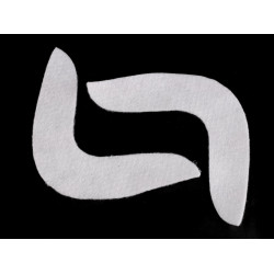 Sleeve padded interlining s, m, l - White (1 Pair)