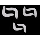 Sleeve padded interlining s, m, l - White (5 Pairs) Sleeve padded interlining s, m, l - White (5 Pairs)