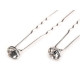 Ace de par cu stras, ø7,2 mm - Cristal (20 Bucăți) Ace de par cu stras, ø7,2 mm - Cristal (20 Bucăți)