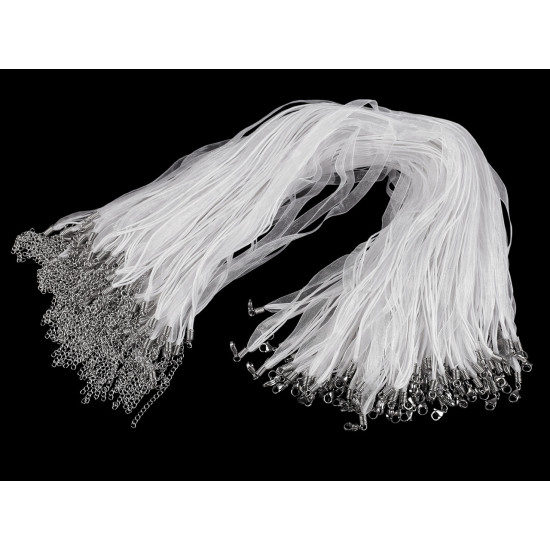 Multi-row string with clasp length 43 cm - White yellow (100 Pieces) Multi-row string with clasp length 43 cm - White yellow (100 Pieces)