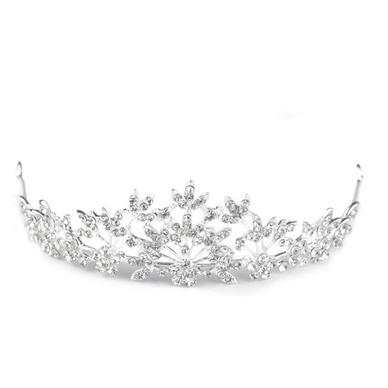 Diadem / tiara sztrasowa z oczkami - Crystal (3 Sztuki) Diadem / tiara sztrasowa z oczkami - Crystal (3 Sztuki)