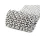 Acrylic pearl mesh ribbon / plastic bead pearl trimming, width 50 mm - Pearlwhite (36 Meters) Acrylic pearl mesh ribbon / plastic bead pearl trimming, width 50 mm - Pearlwhite (36 Meters)