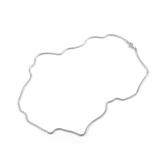 Catenina a serpente, in acciaio inox - Argento (1 Pezzo) Catenina a serpente, in acciaio inox - Argento (1 Pezzo)