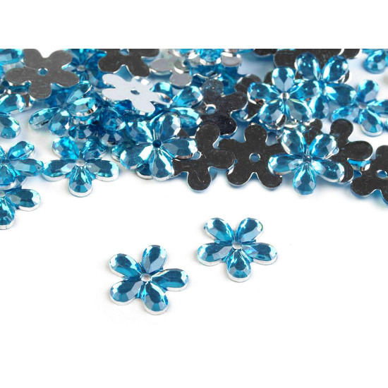 Kwiatek plastikowy ø11 mm do naszycia, naklejenia - Crystal (500 Sztuki) Kwiatek plastikowy ø11 mm do naszycia, naklejenia - Crystal (500 Sztuki)