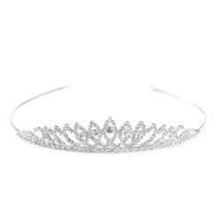 Opaska / diadem sztrasowy do włosów - Crystal (1 Sztuka)