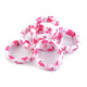 Hair elastics flamingo, heart, owl, flower - Pink (1 Card) Hair elastics flamingo, heart, owl, flower - Pink (1 Card)