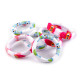 Hair elastics flamingo, heart, owl, flower - Pink (1 Card) Hair elastics flamingo, heart, owl, flower - Pink (1 Card)