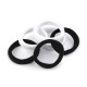 Hair elastics - As pictured (1 Card)