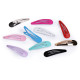 Metallic snap hair clips - Black (1 Card) Metallic snap hair clips - Black (1 Card)