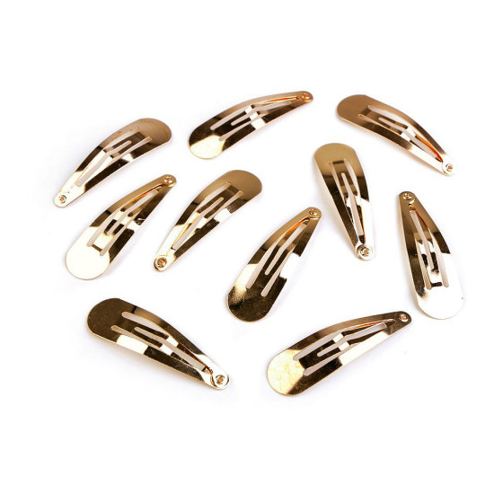 Metallic snap hair clips - Black (1 Card) Metallic snap hair clips - Black (1 Card)