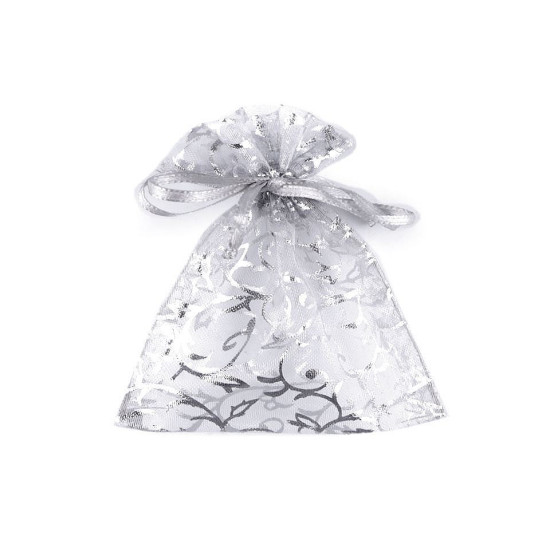 Bolsa de regalo de organza aprox. 7x10 cm con lurex - Oro claro (100 Piezas) Bolsa de regalo de organza aprox. 7x10 cm con lurex - Oro claro (100 Piezas)