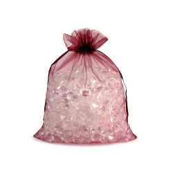 Woreczek podarunkowy 20x26 cm organza - Kolor granatu (100 Sztuki)