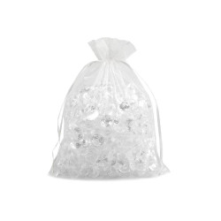 Woreczek podarunkowy 20x26 cm organza - White (100 Sztuki)