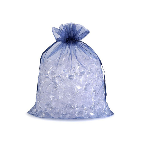 Organza ajándéktasak 20x26 cm - Ezüst (5 Darabok) Organza ajándéktasak 20x26 cm - Ezüst (5 Darabok)
